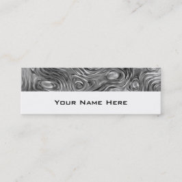 Smala för affärskort med moln  vit mini visitkort