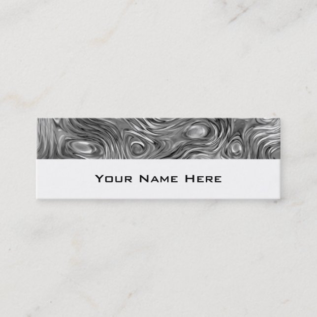 Smala för affärskort med moln  vit mini visitkort (Framsida)