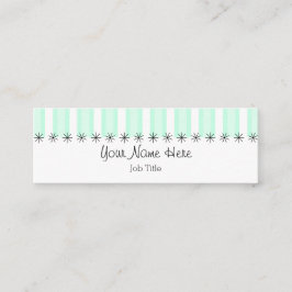 Smala för affärskortet Aqua Rand Mini Visitkort