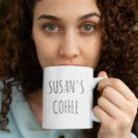 Smala för Trendiget personlig namn Kaffemugg<br><div class="desc">Den här designen kan vara personlig om du väljer Redigera design. Du kan också överföra till andra objekt. Kontakta mig på colorflowcreations@gmail.com eller använda alternativet chatta överst på sidan om du vill ha den här designen på en annan produkt eller behöver hjälp med den här designen. Se mer av mina...</div>