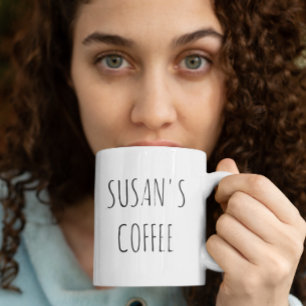 Smala för Trendiget personlig namn Kaffemugg