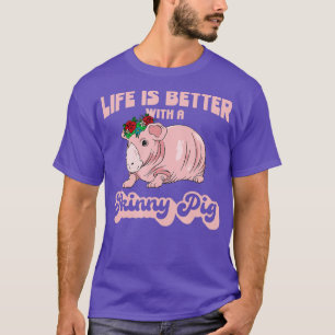 Smala Gris ger Cavy Pet Rodent Guinea Gris T Shirt