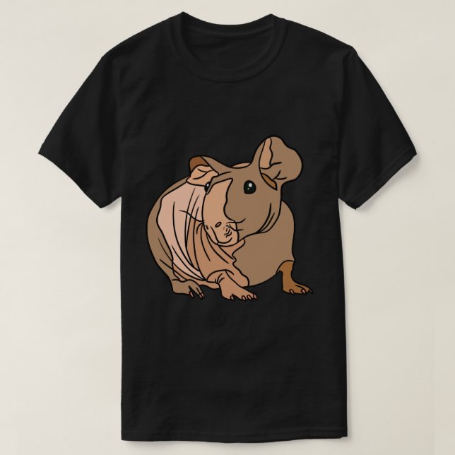 Smala Gris Guinea Gris Sticker T Shirt (Design framsida)