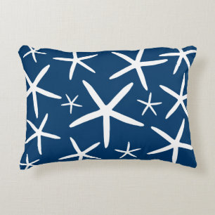 Smala Starfish Blåblå marin Prydnadskudde