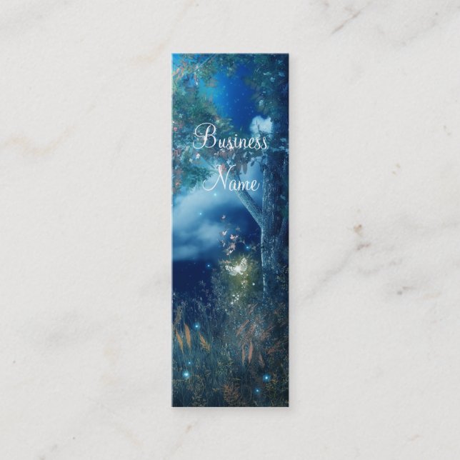 Smalan affärskort Fireflies Mini Visitkort (Framsida)