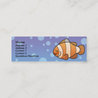 Smalan för ungeclownfisk profilerar kort