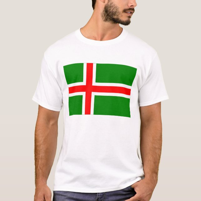Småland-flagga (inofficiellt) t-shirt (Framsida)