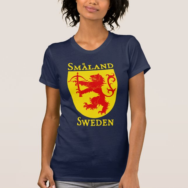 Småland sverige (Sverige) Tee (Framsida)