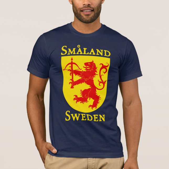 Småland sverige (Sverige) Tee (Framsida)