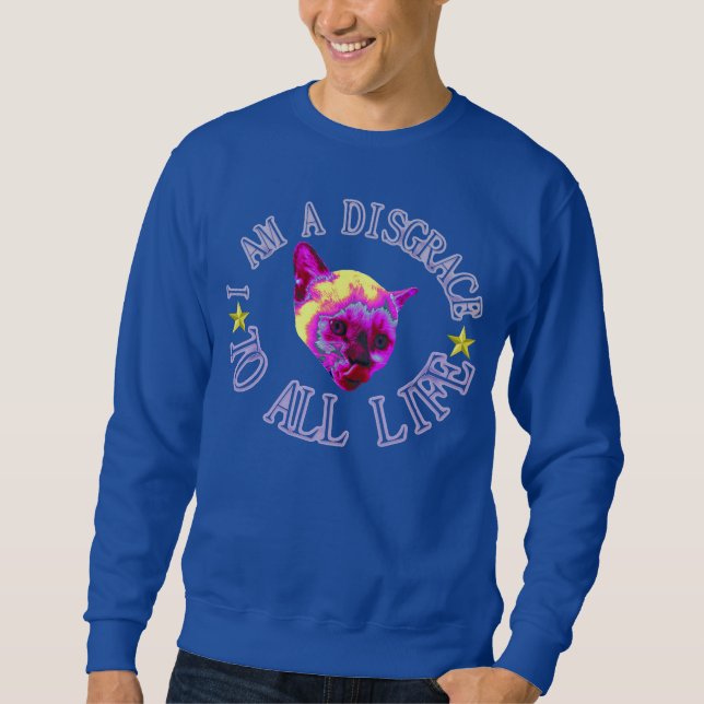 smälek (katt) sweatshirt (Framsida)