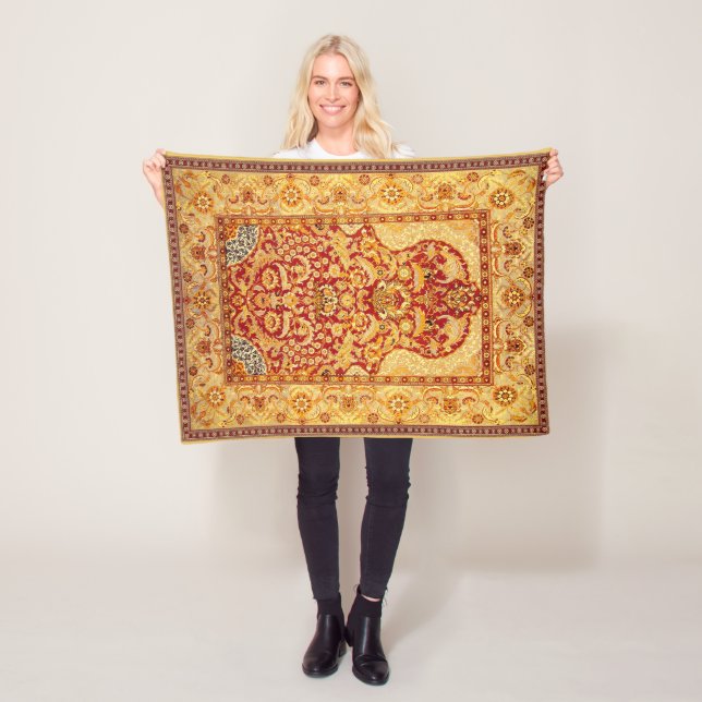 Small 1-Person Washable Muslim Prayer Matta 30"x40 Fleecefilt (På plats)