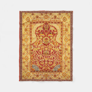 Small 1-Person Washable Muslim Prayer Matta 30"x40 Fleecefilt