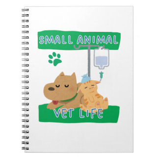 Small Animal Vet Life – Vet Dog and Cat Design Anteckningsbok