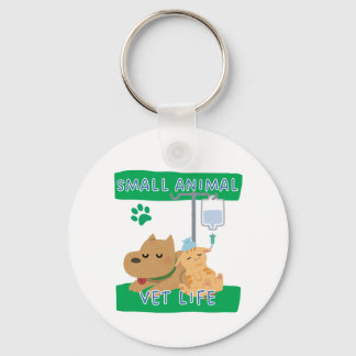 Small Animal Vet Life – Vet Dog and Cat Design Nyckelring