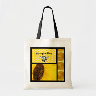 Small Apiary Hive Honey business Tote Bag Tygkasse