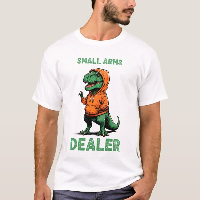 Small Arm Dealer Dino T Shirt (Framsida)