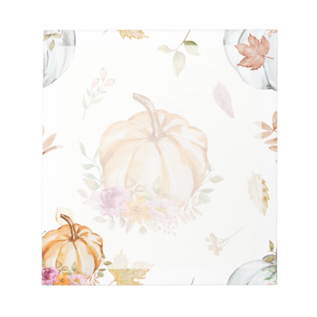 Small Autumn Paper for Notes & Lists Anteckningsblock (Framsida)