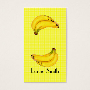 Small Bananas Bookmark - lägg till din egen magnet Visitkort