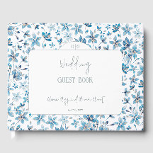 Small Blåa blommor Bröllop