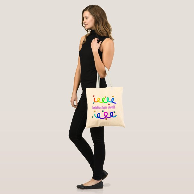 Small Bobbie Food World Tote Tygkasse (Fram (modell))
