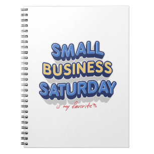 Small Business lördag är min favorit Anteckningsbok