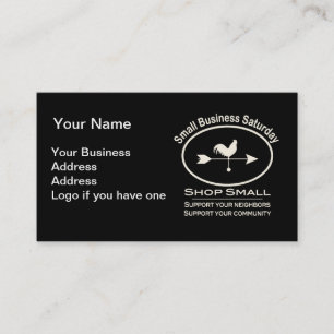 Small Business lördag Ivory Weathervane Visitkort