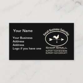 Small Business lördag Ivory Weathervane Visitkort