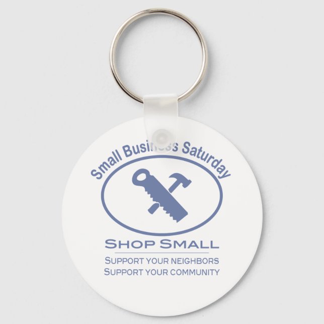 Small Business lördag - maskinvarubaserad Nyckelring (Framsida)