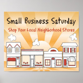 Small Business lördag Poster