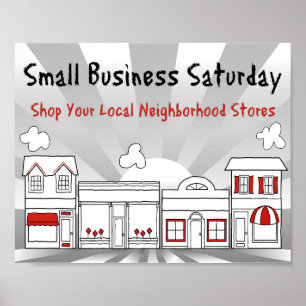 Small Business lördag Poster