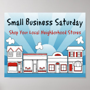 Small Business lördag Poster