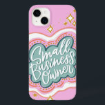 Small Business Owner Fodral-Mate iphone case<br><div class="desc">För den hårt arbetande entreprenören du vet! Utformningen innehåller frasen "Small Business Owner" med färgstarka illustrerade accenter.</div>