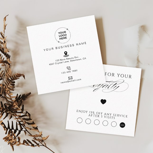 Small Business Promotional Marketing Lojalitetskort (Skapare uppladdad)