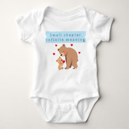 Small chapter, infinite meaning baby clothes t shirt