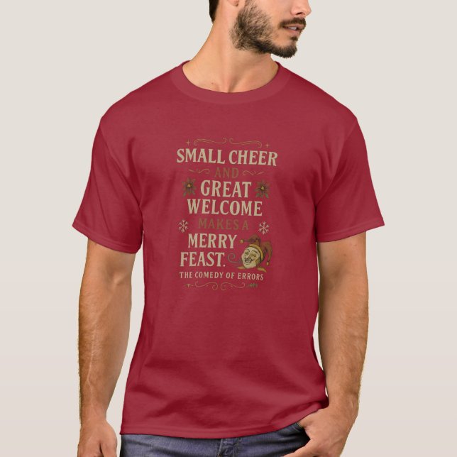 Small Cheer and Great Welcome  T Shirt (Framsida)
