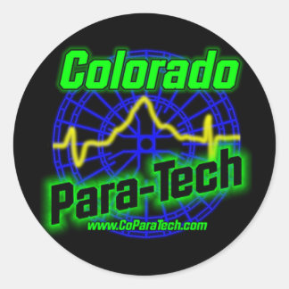 Small CPT-etikett Runt Klistermärke