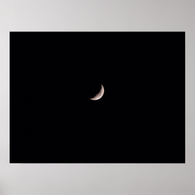 Small Crescent Måne Poster (Framsidan)