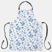 Small Daety Blåa blommor Apron