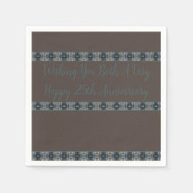 Small Designer Brown och turkos