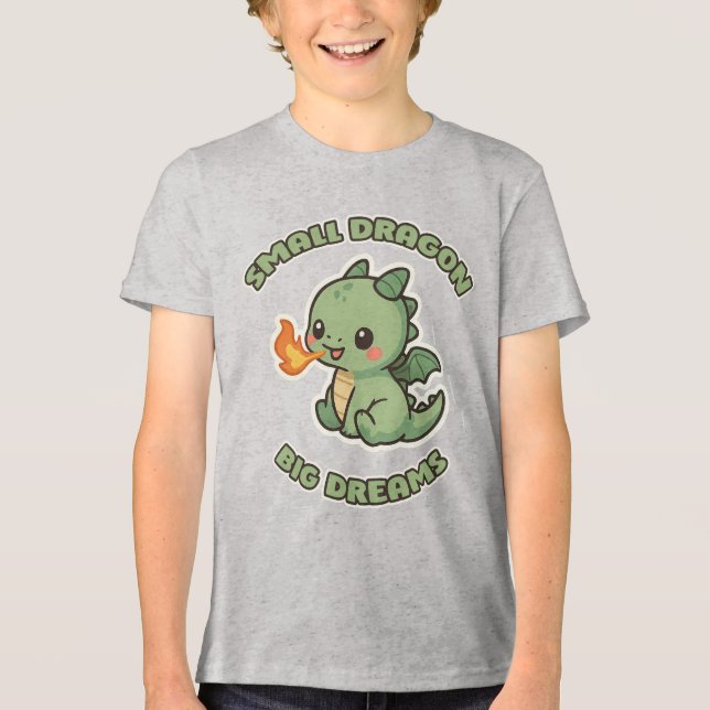 Small Dragon Back to school T Shirt (Framsida)