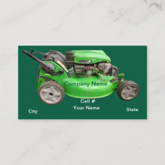 Small Engine Repair Service Business Card Visitkort