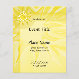 Small Event Flyer för sommarsolsken