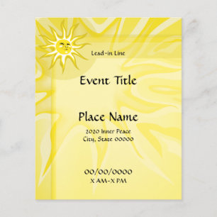 Small Event Flyer för sommarsolsken