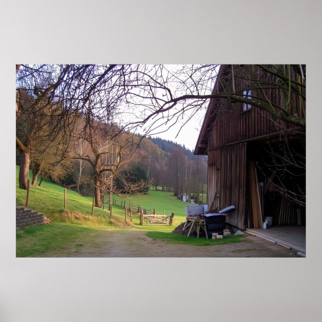 Small Farm in Germany Poster (Framsidan)