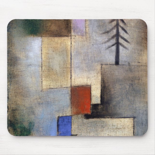 Small Fir bild (1922) från Paul klee Musmatta (Framsidan)