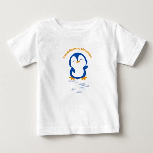 small flippers, big smiles t shirt (Framsida)