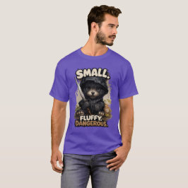 Small Fluffy Dangerous Cute Grim Reaper Puppy T Shirt