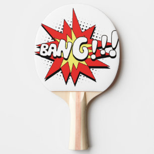 Smäll för popkonsttecknad! pingisracket
