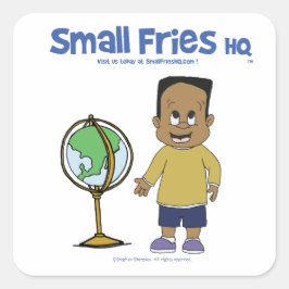 Small Fries HQ Raymond Sticker Sq Fyrkantigt Klistermärke