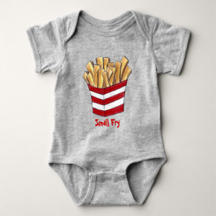 Small Fry Fast Junk Food Fransk Fries Foodie T-shirt